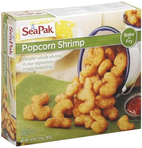 Seapak Popcorn Shrimp - 32 oz, Nutrition Information | Innit