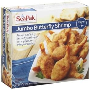 Seapak Butterfly, Jumbo Shrimp - 40 oz, Nutrition Information | Innit