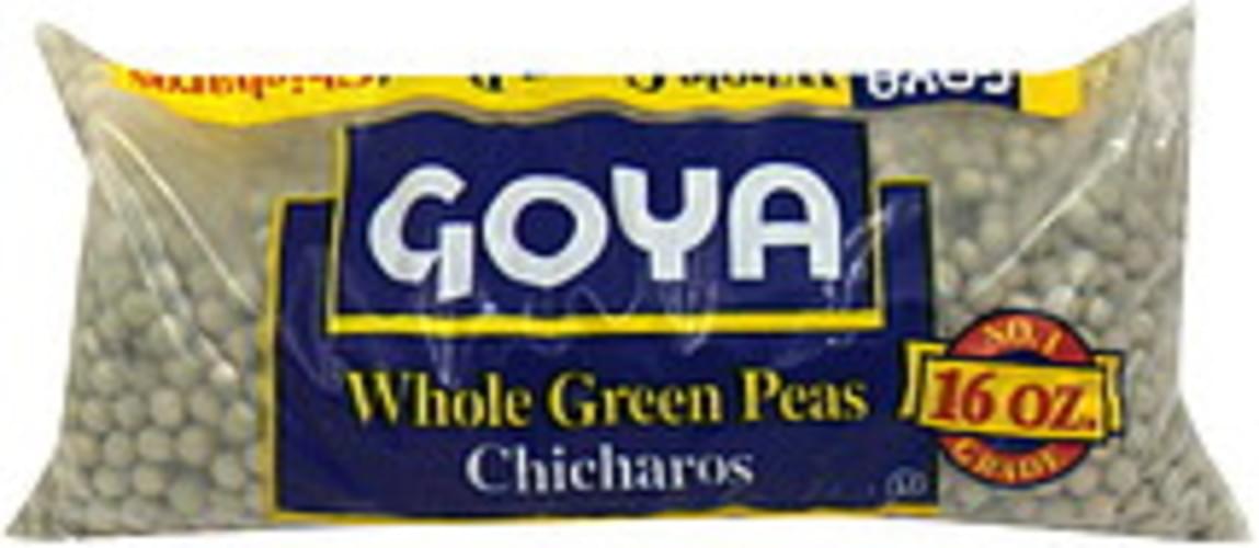 Goya Chicharos Goya Whole Green Peas 16 fl, Nutrition Information Innit