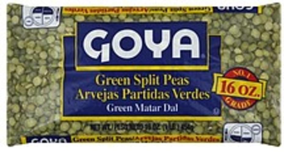Goya Goya Split Peas Green 16 oz, Nutrition Information Innit