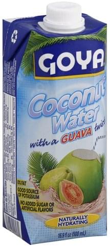 Goya with a Guava Twist Coconut Water - 16.9 oz