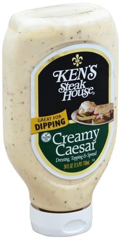 Kens Steak House Creamy Caesar Dressing - 24 oz, Nutrition ...