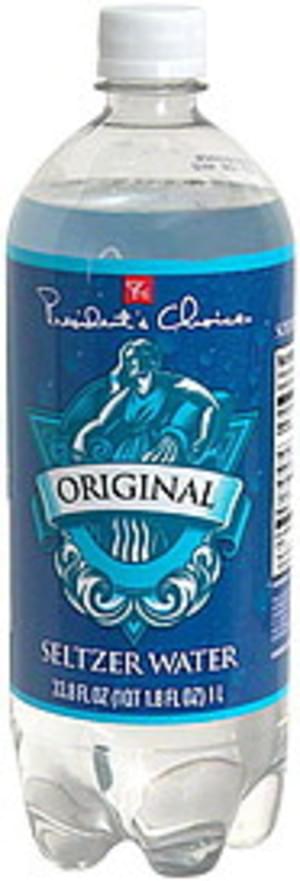 Presidents Choice Original Seltzer Water - 33.8 oz