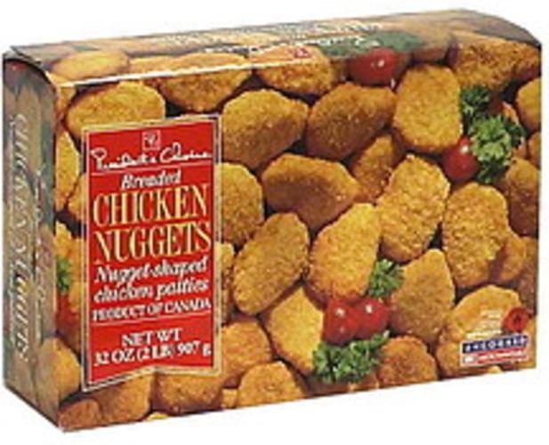 Presidents Choice Breaded Chicken Nuggets 32 oz, Nutrition