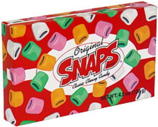Snaps Original Classic Chewy Candy 4.5 oz, Nutrition Information Innit