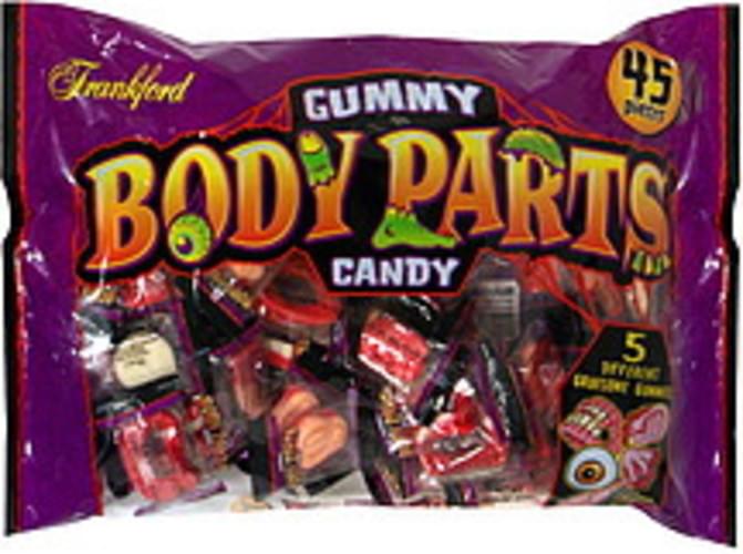 Frankford Gummy Body Parts Candy Gummy Candy 15.86 oz, Nutrition