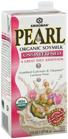 Kikkoman Organic, Unsweetened Soymilk - 32 oz