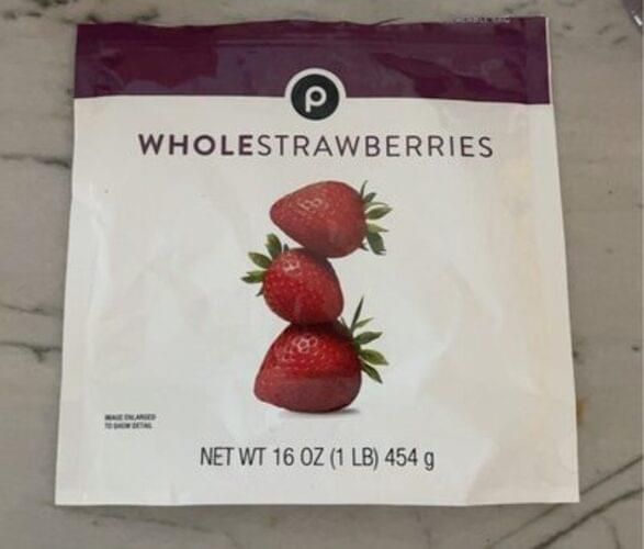 Publix Whole Strawberries 140 g, Nutrition Information Innit
