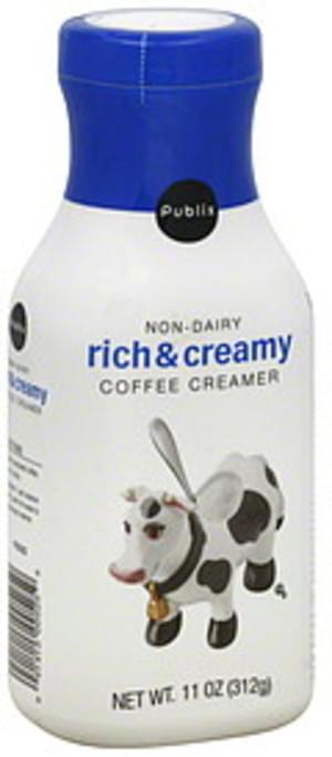Publix Rich Creamy Non Dairy Coffee Creamer 11 Oz Nutrition Information Innit