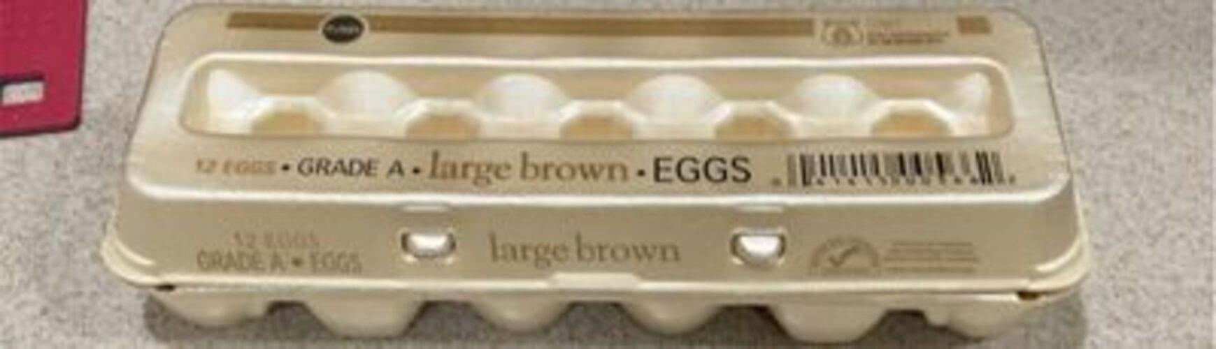 Publix Large Brown Grade A Eggs 50 g, Nutrition Information Innit