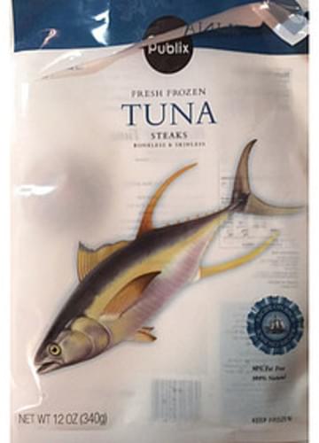 Publix Boneless & Skinless Frozen Tuna Steaks - 84 g