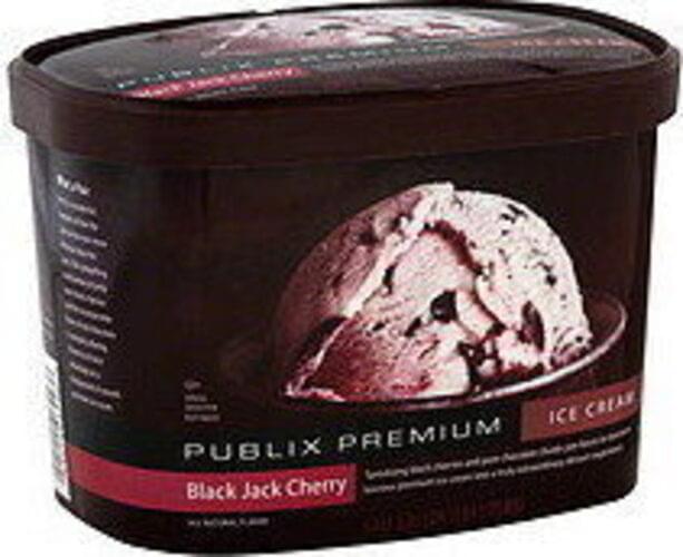 Publix Black Jack Cherry Ice Cream 0.5 gl, Nutrition Information Innit