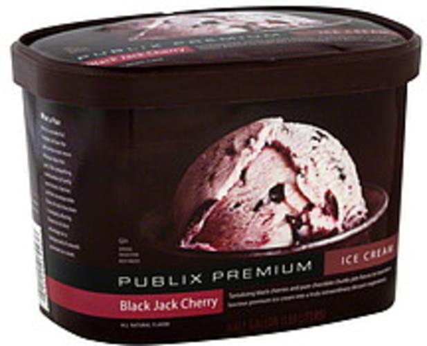 Publix Black Jack Cherry Ice Cream 0.5 gl, Nutrition Information Innit