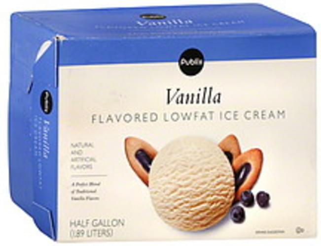 Publix Vanilla Ice Cream 0.5 gl, Nutrition Information Innit