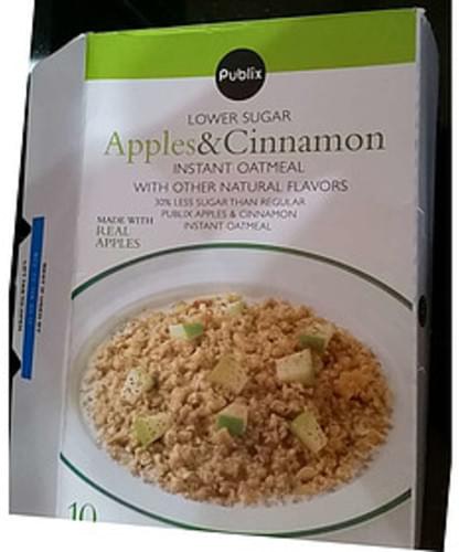 publix-apples-cinnamon-instant-oatmeal-31-g-nutrition-information