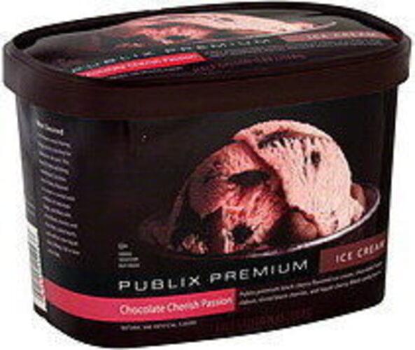 Publix Chocolate Cherish Passion Ice Cream 0.5 gl, Nutrition
