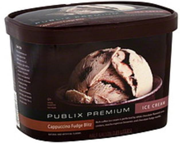 Publix Cappuccino Fudge Blitz Ice Cream 0.5 gl, Nutrition Information