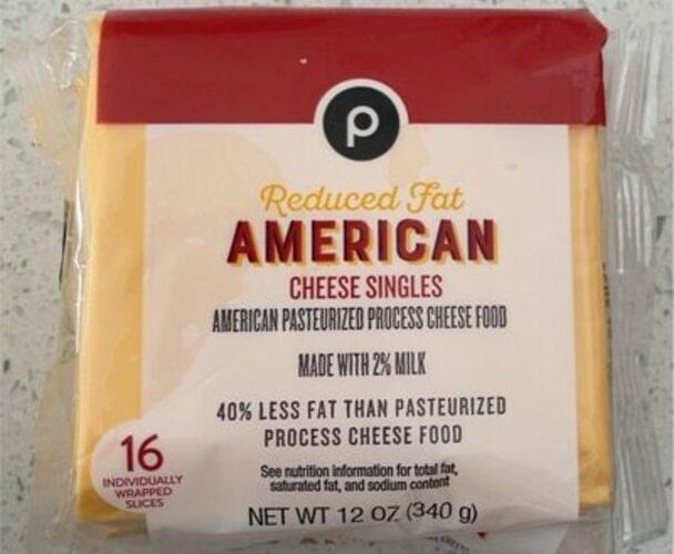 Publix 2 Milk American Cheese 21 g, Nutrition Information Innit