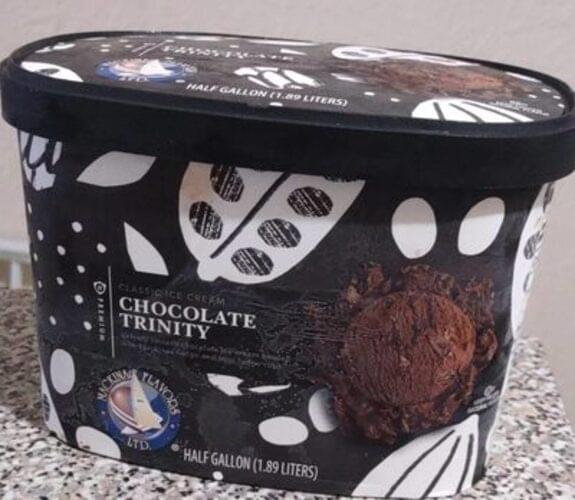 Publix Chocolate Trinity Ice Cream 0.5 gl, Nutrition Information Innit