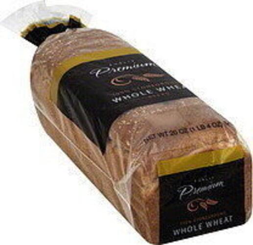 Publix 100 Stoneground, Whole Wheat Bread 20 oz, Nutrition