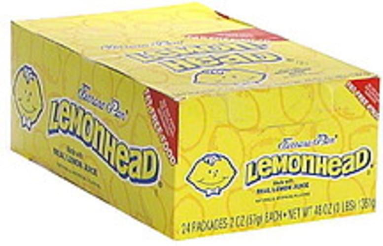 Lemonhead Candy - 24 ea