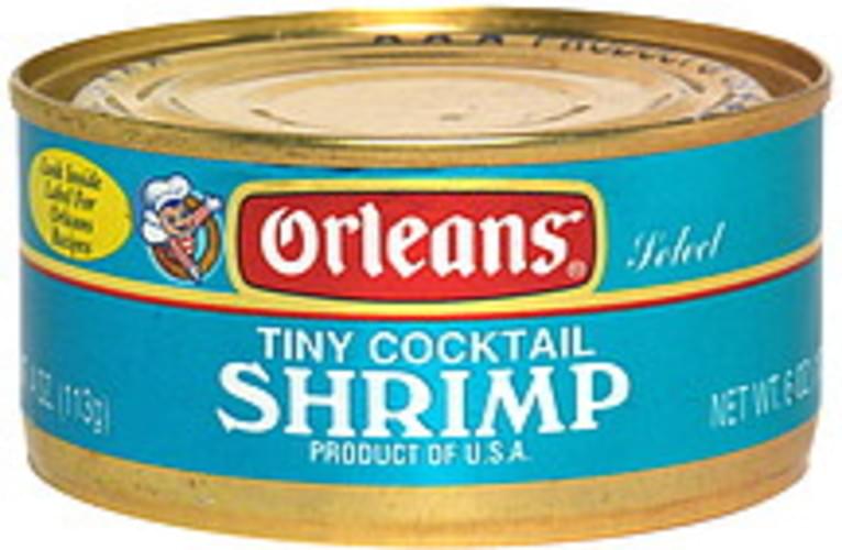 Orleans Tiny Cocktail Shrimp 6 oz, Nutrition Information Innit