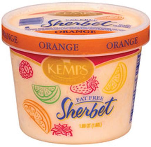Kemps Orange Fat Free Sherbet 1.69 QT, Nutrition Information Innit