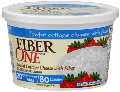 Fiber One Lowfat With Fiber Cottage Cheese 16 Oz Nutrition