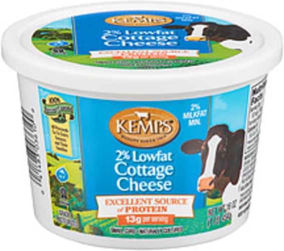 Kemps 2 Lowfat Cottage Cheese 16 Oz Nutrition Information Innit