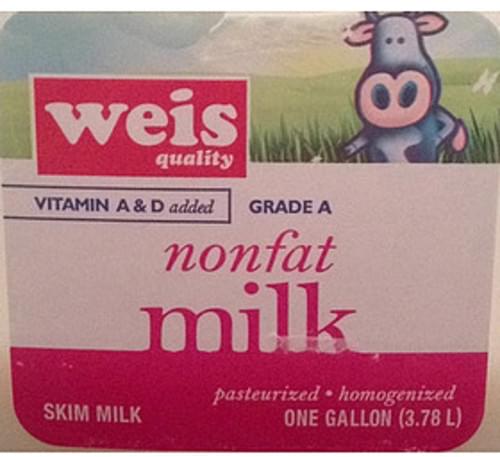Weis Quality Nonfat Skim Milk - 240 ml