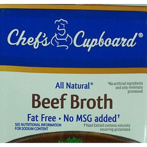Chef's Cupboard Beef Broth 240 ml, Nutrition Information Innit