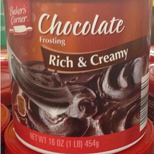 Baker's Corner Rich & Creamy Chocolate Frosting 33 g, Nutrition Information Innit