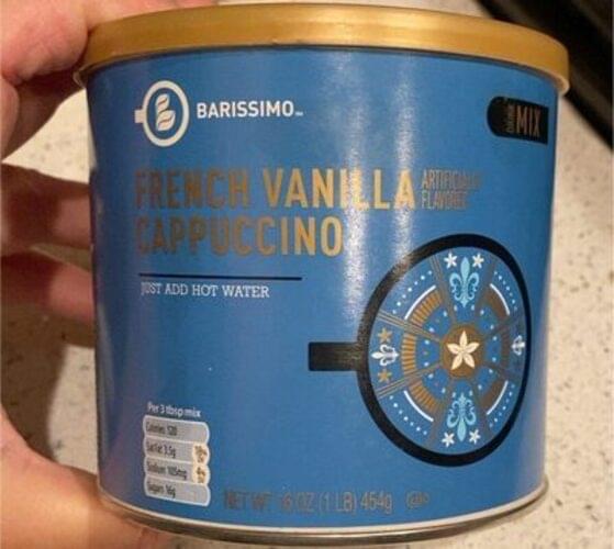 Beaumont Coffee French Vanilla Cappuccino 27 g, Nutrition Information