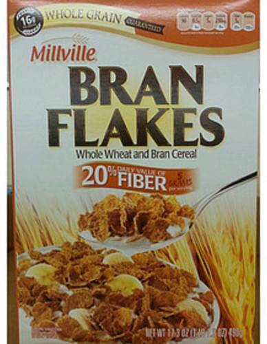 Millville Bran Flakes Whole Wheat and Bran Cereal - 29 g