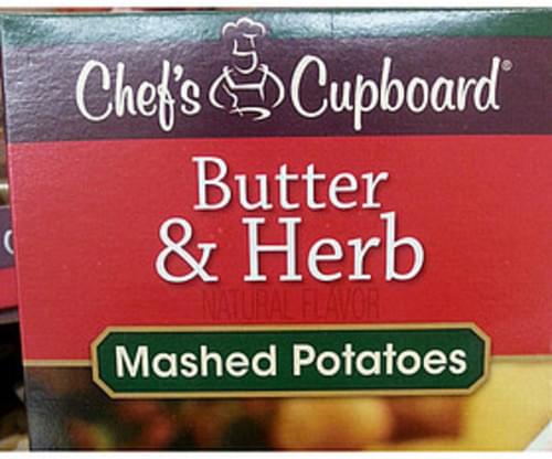 Chef's Cupboard Mashed Potatoes Butter & Herb - 23 g, Nutrition ...