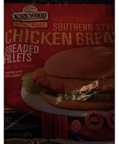 Kirkwood Breaded Fillets Southern Style Chicken Breast - 112 g