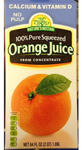 Nature's Nectar Orange Juice from Concentrate - 240 ml