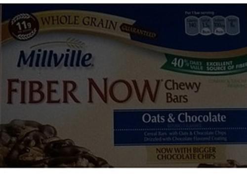 Millville Oats & Chocolate Fiber Now Chewy Bars - 40 g