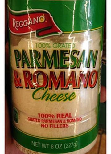 Reggano 100 Grated Parmesan Romano Cheese - 5 G Nutrition Information Innit
