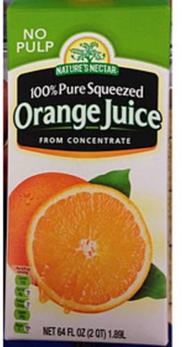 Nature's Nectar Orange Juice from Concentrate - 240 ml