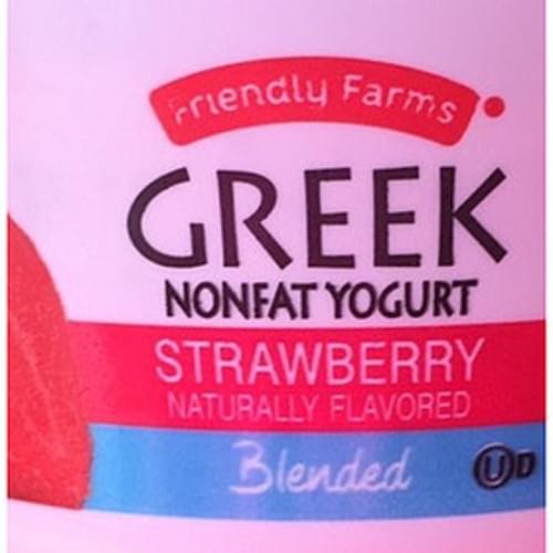 Friendly Farms Strawberry Greek Nonfat Yogurt 150 g, Nutrition Information Innit