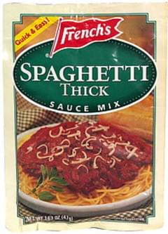 French's Thick Spaghetti Sauce Mix - 1.63 oz, Nutrition ... - Innit