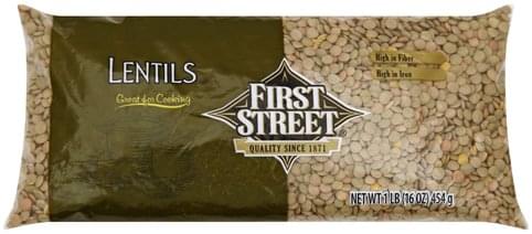 First Street Lentils - 1 lb