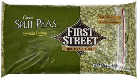 First Street Green Split Peas - 5 lb