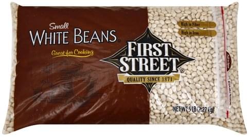 First Street Small White Beans - 5 lb