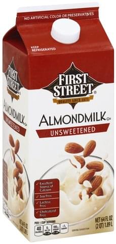 First Street Unsweetened Almondmilk - 64 oz