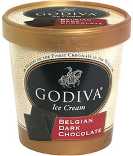 Godiva Ice Cream Belgian Dark Chocolate 1 Pt Nutrition Information Innit