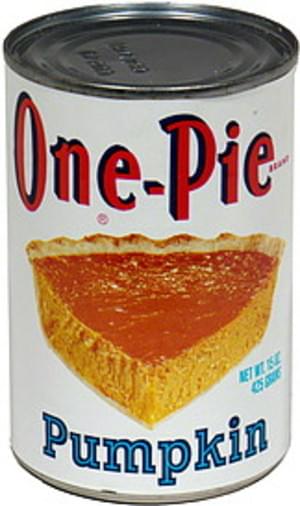 One Pie Pumpkin - 15 oz