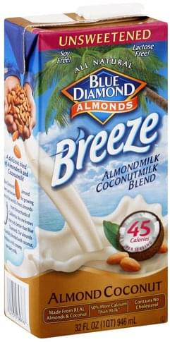 Blue Diamond Almond Coconut, Unsweetened Almondmilk Coconutmilk Blend - 32 oz