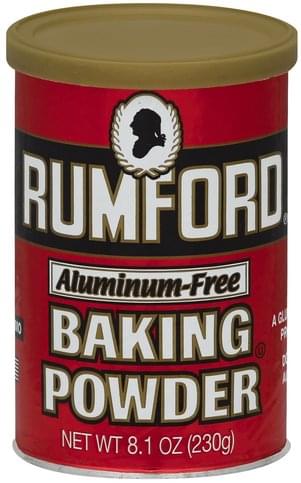 Rumford Aluminum Free Baking Powder 8 1 oz Nutrition Information Innit Rumford Aluminum Free Baking Powder 8 1 oz Nutrition Information Innit